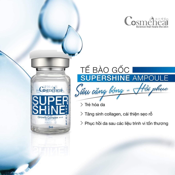 SUPER SHINE AMPOULE - TẾ BÀO GỐC PHỤ HỒI SIÊU CĂNG BÓNG