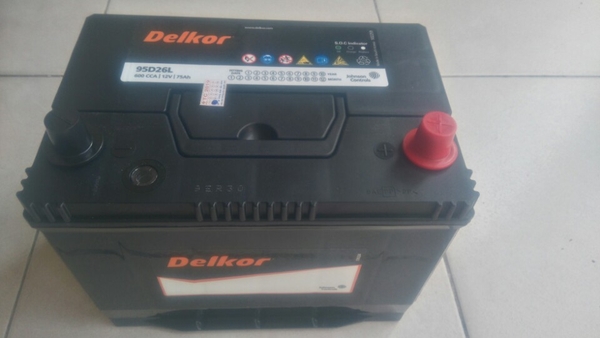 Bình ắc quy Delkor 95D26L 12V -75Ah