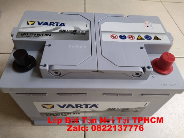 Ắc Quy Varta AGM LN3 70Ah - Thay Tận Nơi Tại TPHCM