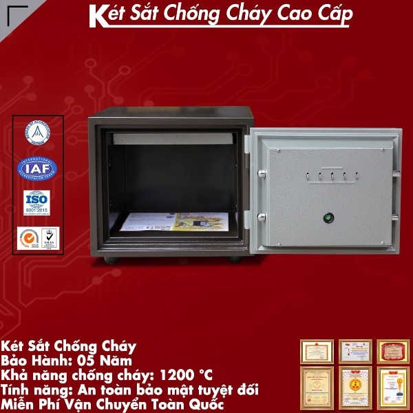 Bên trong Két sắt welko KCC41DT điện tử