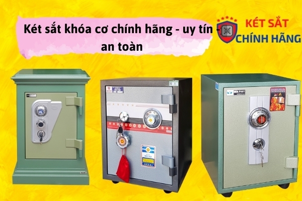 Két sắt khóa cơ chính hãng - uy tín - an toàn 