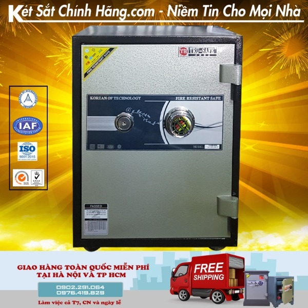 Mẫu két sắt gia đình khóa cơ C55KC