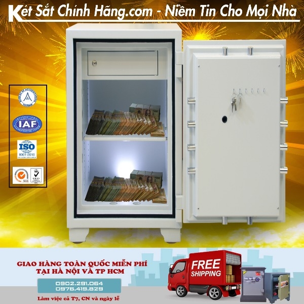 Nội thất két sắt xuất khẩu mỹ US86DT điện tử chống cháy chống trộm