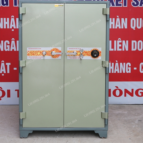 Két sắt ngân hàng BEMC K560 NHA1 to 2 cánh cao 1m6