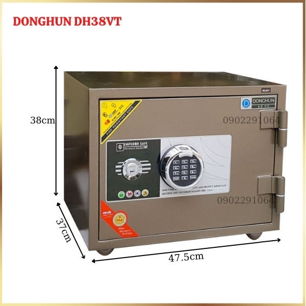 Két sắt Donghun DH38VT Hàn Quốc Vân tay điện tử