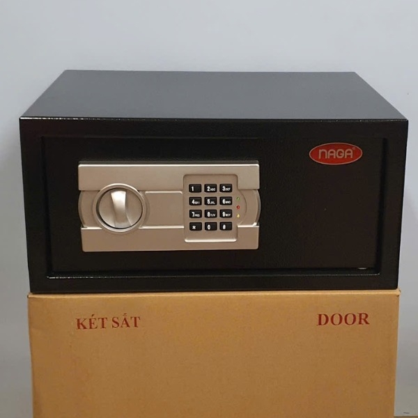 Két sắt NAGA NG200LT khách sạn cao cấp mini màu trắng, đen