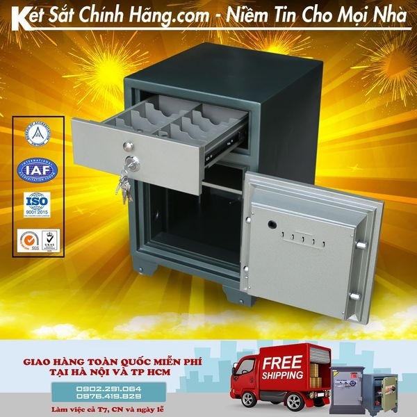 Két Sắt Ngân Hàng BEMC GD100 kẹp tiền (chia tiền)
