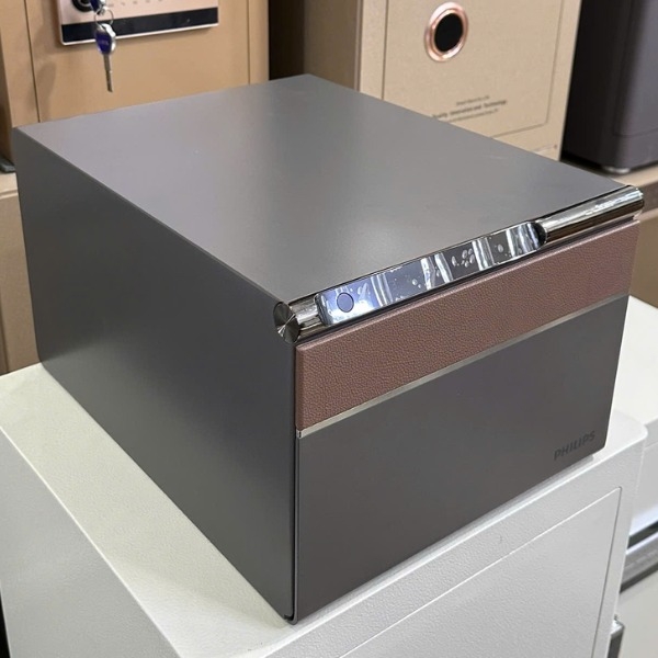 Két sắt Philips SBX102 mini vân tay điện tử nhập khẩu