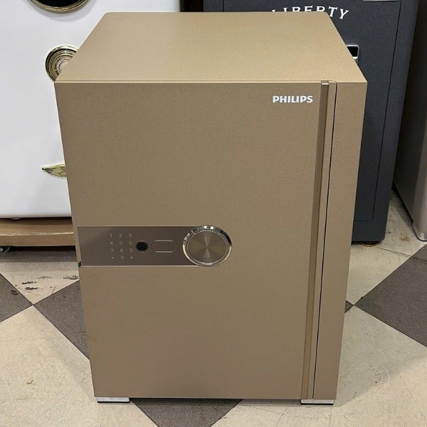 Két sắt Philips SBX202-6C0 vân tay điện tử nhập khẩu