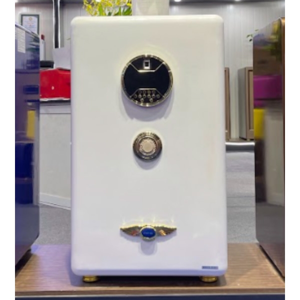 Két sắt HK-A1D-80ALS thông minh Aifeibao vân tay điện tử màu trắng, xanh, đỏ