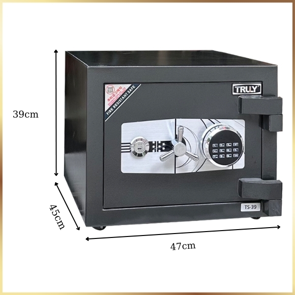 Két sắt Truly TS39E điện tử thép dày 10ly