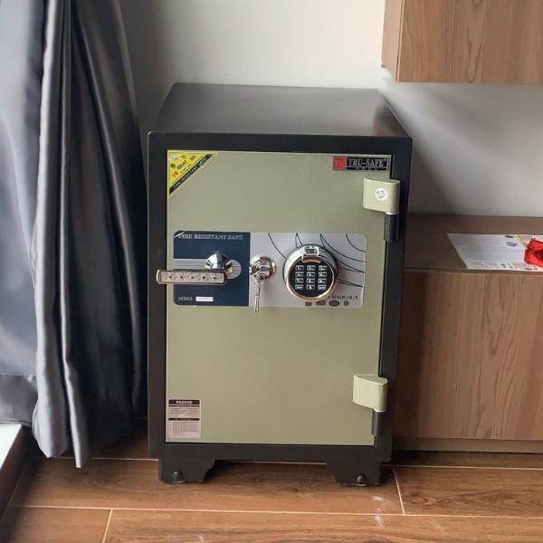 Két sắt vân tay điện tử W120HQ trusafe hàn quốc cho gia đình công ty