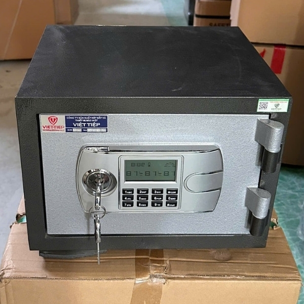 Két sắt mini Việt Tiệp KW34E điện tử để tủ chìa bi chống đánh