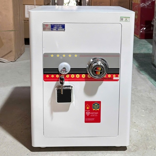 Két sắt tài lộc Việt Tiệp KW63SCDM cơ đổi mã
