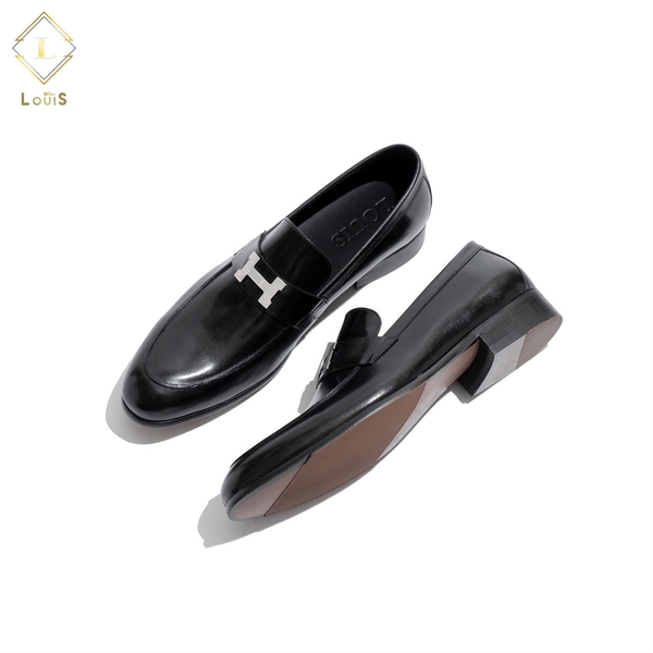 Giày Loafer họa tiết chữ H 7159-2