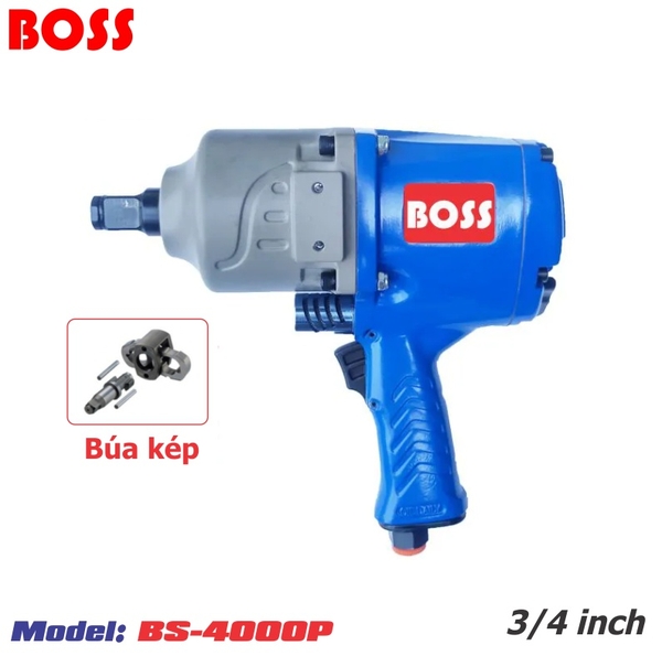 Súng bắn bu lông bằng hơi BS-4000P (3/4 inch), Hiệu Boss