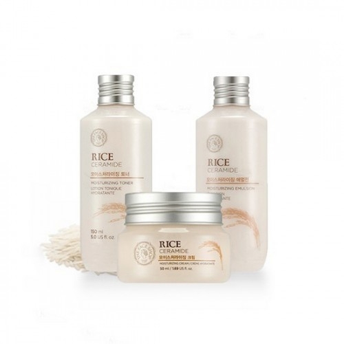 BỘ DƯỠNG DA GẠO RICE CERAMIDE MOISTURE THE FACE SHOP