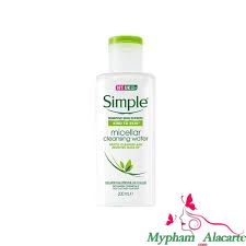 NƯỚC TẨY TRANG SIMPLE MICELLAR CLEANING WATER