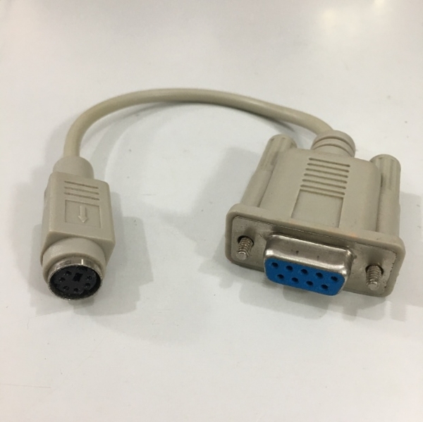Cáp DB9 Female to Mini Din 6 Pin Female PS2 Serial Port