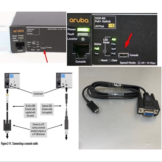 Cáp Điều Khiển Console Switch ARUBA HPE HPE JY728A APCBLSERU