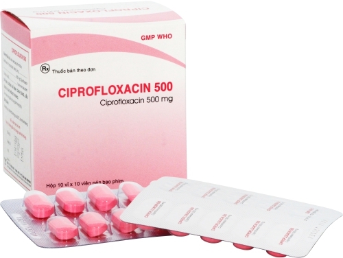 La ciprofloxacin 500mg