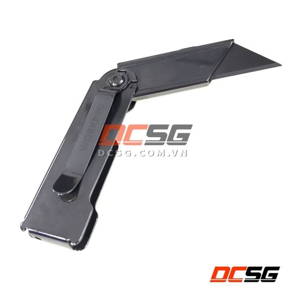 Dao rọc giấy loại gấp thép không gỉ Workpro WP211001