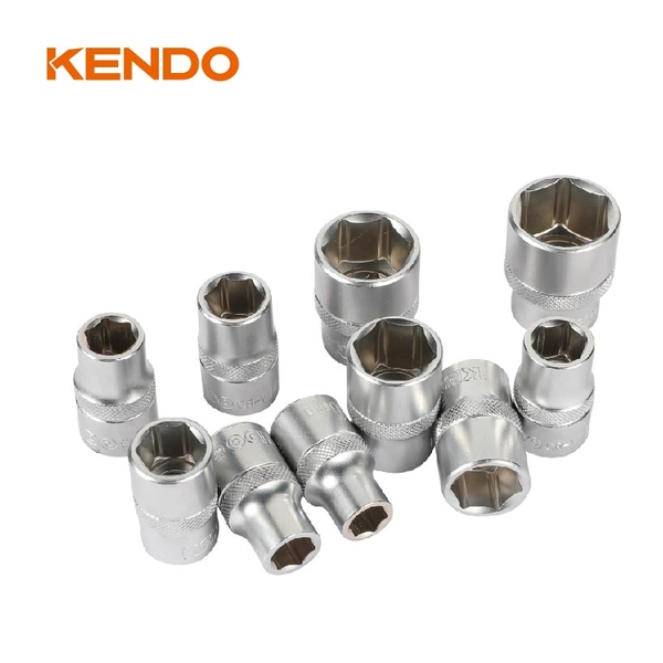 Bộ đầu tuýp 12 cạnh và cần siết 1/4 inch 11 chi tiết Kendo - 16209