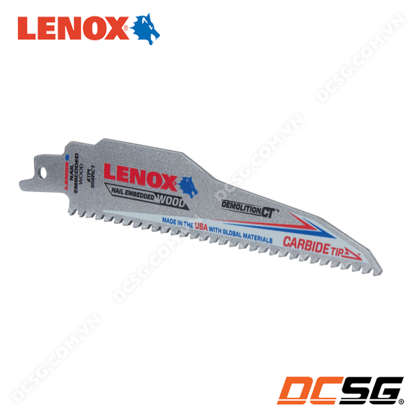 Lưỡi cưa kiếm cắt gỗ có đinh răng hợp kim LENOX DEMOLITION CT™