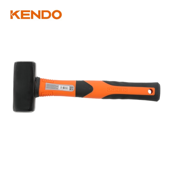 Búa đầu đá 1500g tay cầm bằng sợi thủy tinh Kendo - 25303
