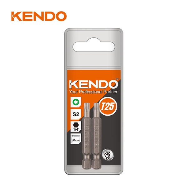 Mũi vít hình sao 1 đầu T10 × 50mm Kendo - 21421005
