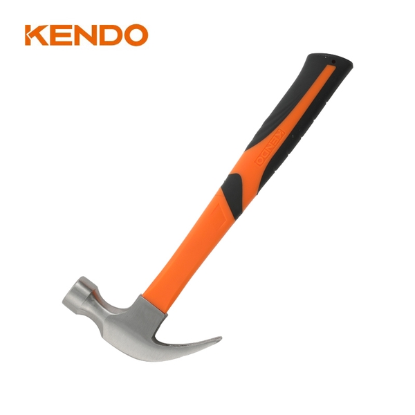 Búa nhổ đinh tay cầm bằng sợi thủy tinh  565g / 20oz Kendo -25100