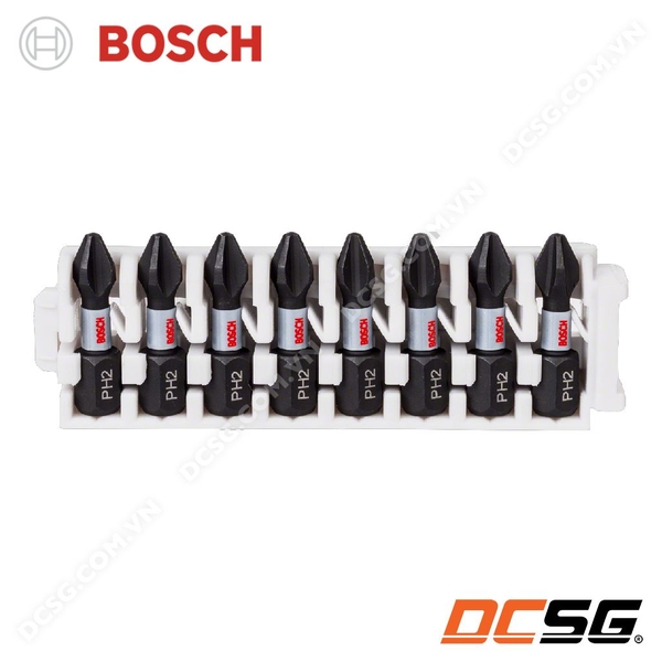 Bộ 8 đầu vặn vít Impact Control Pick & Click Bosch