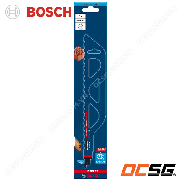 Lưỡi cưa kiếm cắt tường gạch ống EXPERT S1243HM Bosch 2608900417