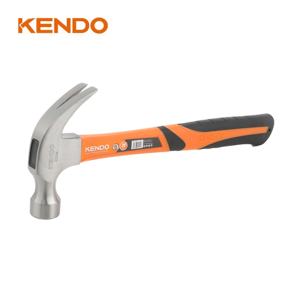 Búa nhổ đinh tay cầm bằng sợi thủy tinh  565g / 20oz Kendo -25100