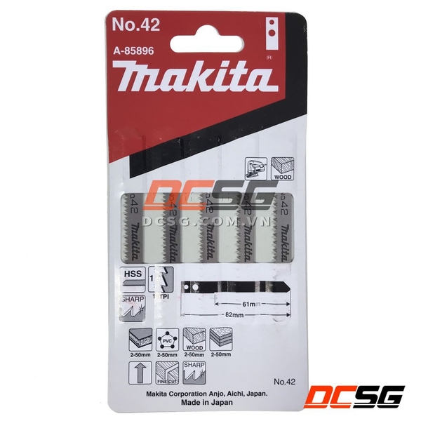 Lưỡi cưa lọng cắt gỗ Makita No.42 A-85896