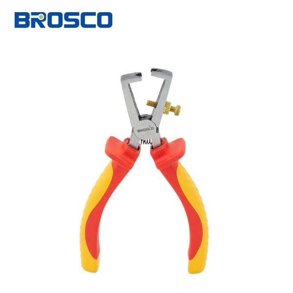 Kìm tuốt dây cách điện 1000V VDE bằng thép Cr-V 6″ – 160mm BROSCO B50072