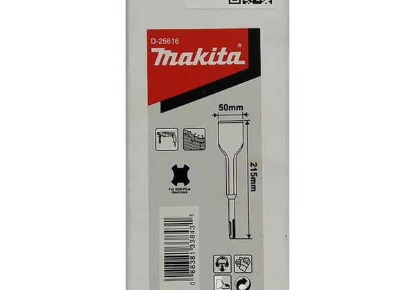 Mũi đục dẹp 50x215mm chuôi Sds Plus Makita D-25616