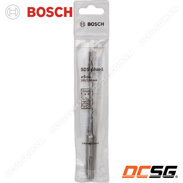 Mũi khoan bê tông hợp kim 2 lưỡi cắt SDS plus-1 BOSCH