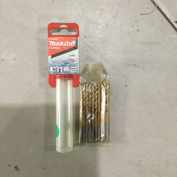 Mũi khoan thép phủ Titan 3.5x70mm Makita D-43315(1 mũi)