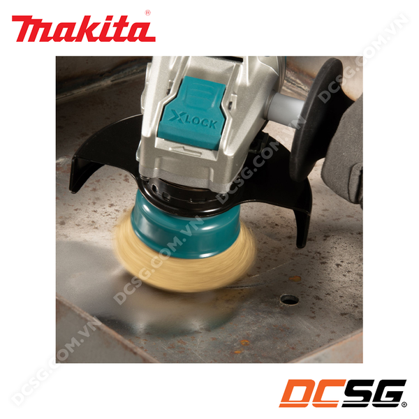 Chổi kim loại dạng xoắn (mạ đồng thau) X-lock Makita D-73433