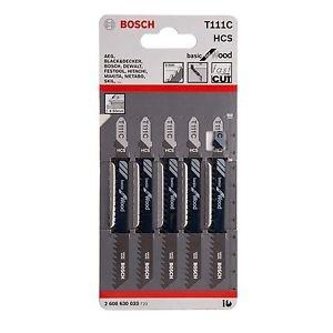 Lưỡi cưa lọng T111C Basic for Wood Bosch 2608630033