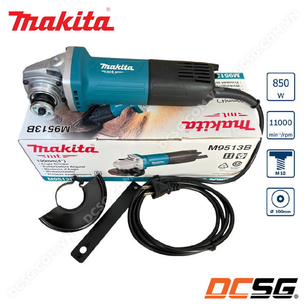 Máy mài góc dùng điện 100mm-850W Makita M9513B (công tắc đuôi)