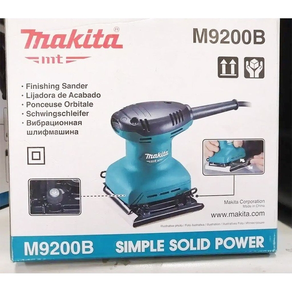 Máy chà nhám rung 114x140mm dùng điện 180W Makita M9200B