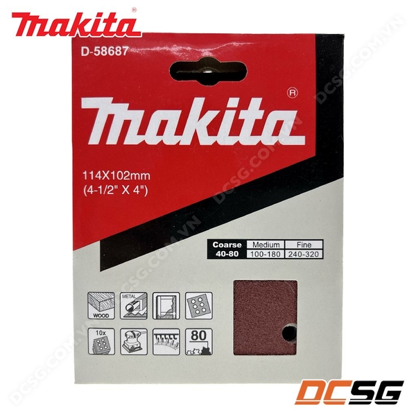 Giấy chà nhám vuông 114x102 Makita
