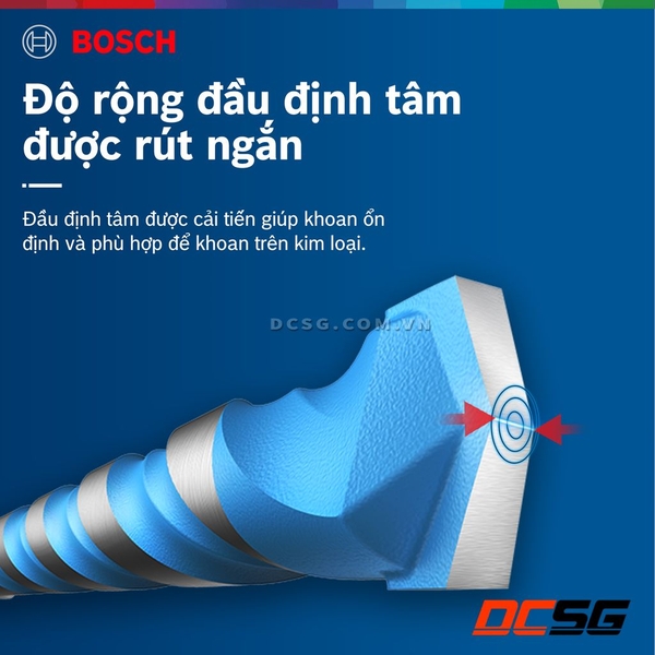 Mũi khoan đa năng chuôi lục giác HEX-9 MultiConstruction BOSCH