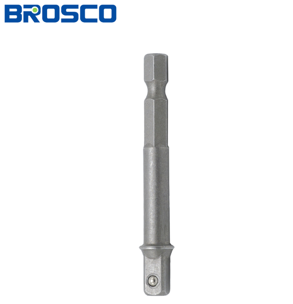 Đầu biến 3/8'' x 65mm chuôi lục giác 6.35mm Brosco - BRQ38065 (vỉ 10 cái)