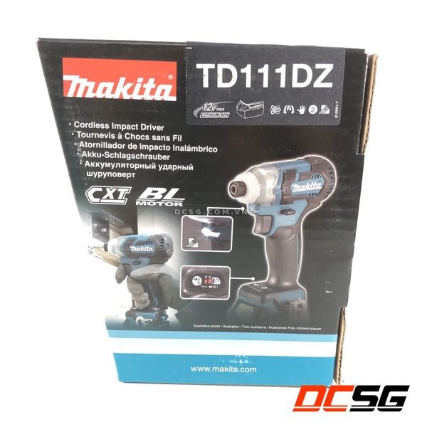 Máy vặn vít dùng pin 12Vmax Makita TD111DZ (không pin sạc)
