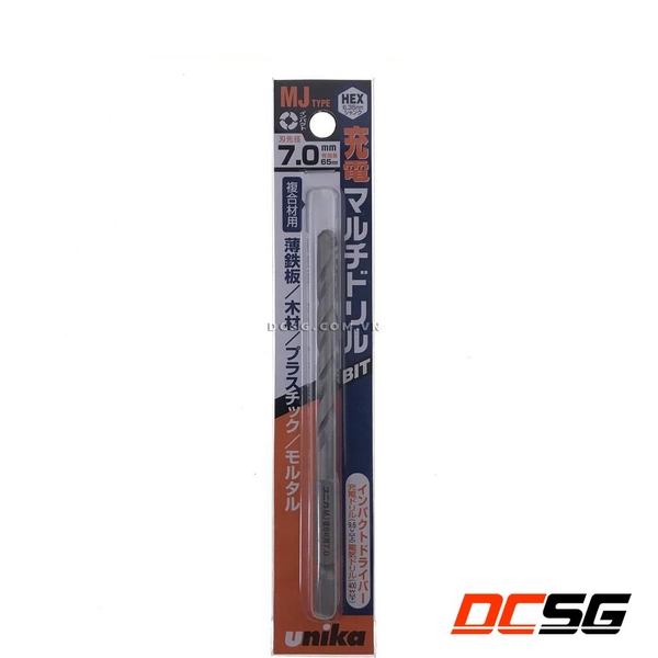 Mũi khoan đa năng 7.0x115mm chân lục giác Unika MJ7.0x115