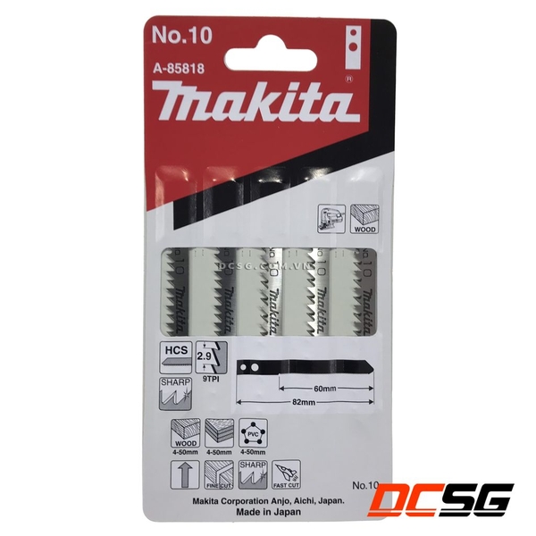 Lưỡi cưa lọng No.10 Makita A-85818 (1 lưỡi)