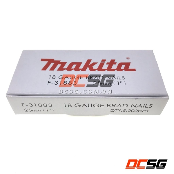 Đinh F 1.05x25mm 18Ga (5.000 Cái/ hộp) Makita F-31883